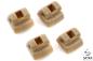 Preview: 4x Sonnenblende Halter für Mercedes W201 W124 C124 S124 W126 C126 Beige Halter