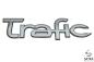 Preview: Trafic Schriftzug für Renault Trafic Typenschild Emblem Logo CHROM 8200112599