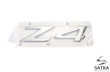 Z4 Schriftzug für BMW Typenschild Aufkleber Emblem Logo 51147114122