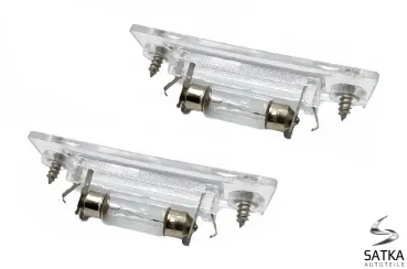 Preview: 2x Kennzeichenbeleuchtung für VW Golf Plus Passat T5 Skoda Superb 3B5943021