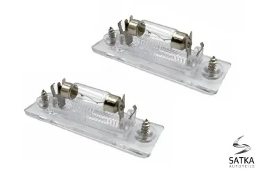2x Kennzeichenbeleuchtung für VW Golf Plus Passat T5 Skoda Superb 3B5943021
