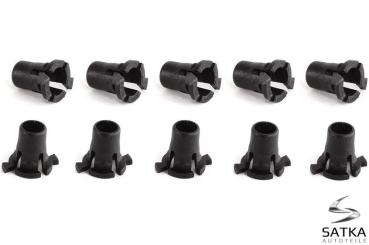 10x Halter Hauptscheinwerfer für BMW E30 E34 E24 E32 Gelenkbuchse 63121378369