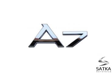 A7 Schriftzug für Audi Typenschild Aufkleber Emblem Logo 4G8853741 2ZZ