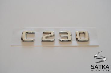 C230 Schriftzug für Mercedes Typenschild Aufkleber Emblem Logo