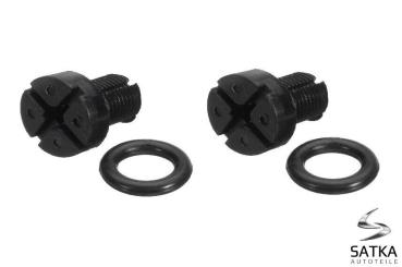 2x Entlüfterschraube für BMW E36 E46 E39 E34 E87 Entlüftungsventil 17111712788
