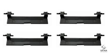 4x Abdeckung Dachträgerleiste für Mercedes Benz W204 Dachreling Abdeckung