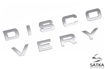 Discovery Schriftzug für Land Rover Typenschild Aufkleber Emblem Logo