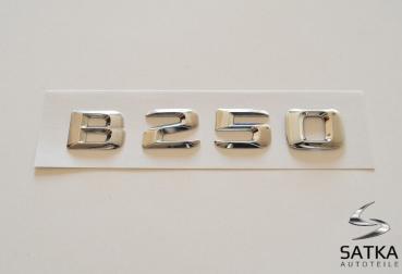 B250 Schriftzug für Mercedes Neues Modell Typenschild Aufkleber Emblem Logo