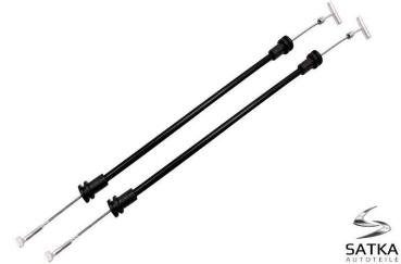 2x Seilzug Türschloss für Mercedes Smart 454 Bowdenzug Kabel Vorne A4547230169