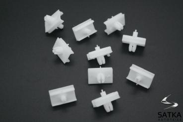 10x Zierleisten Klammer Clips Seitenverkleidung Klammer für BMW E34 51131946258