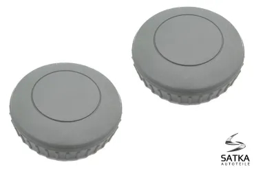 2x Sitzlehnverstellung für VW Jetta MK5 Golf Polo Passat Rad Grau 1J0881671H