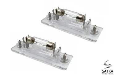 2x Kennzeichenbeleuchtung für VW Golf Plus Passat T5 Skoda Superb 3B5943021