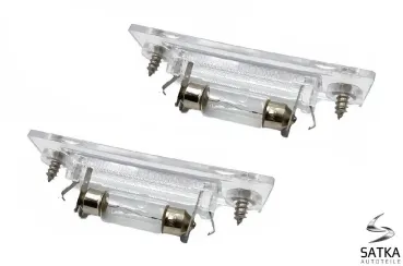 Preview: 2x Kennzeichenbeleuchtung für VW Golf Plus Passat T5 Skoda Superb 3B5943021
