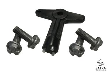 Felgendeckelschlüssel Radkappe + Sicherheitsschrauben für Opel Corsa B C Meriva