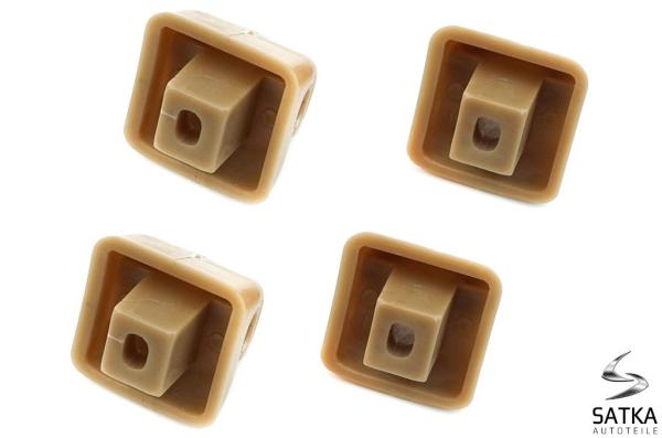 4x Sonnenblende Halter für Mercedes W201 W124 C124 S124 W126 C126 Beige Halter