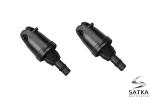 2x Waschwasserdüse Scheibenreinigung für Fiat Doblo Spritzdüse Düse 46818055